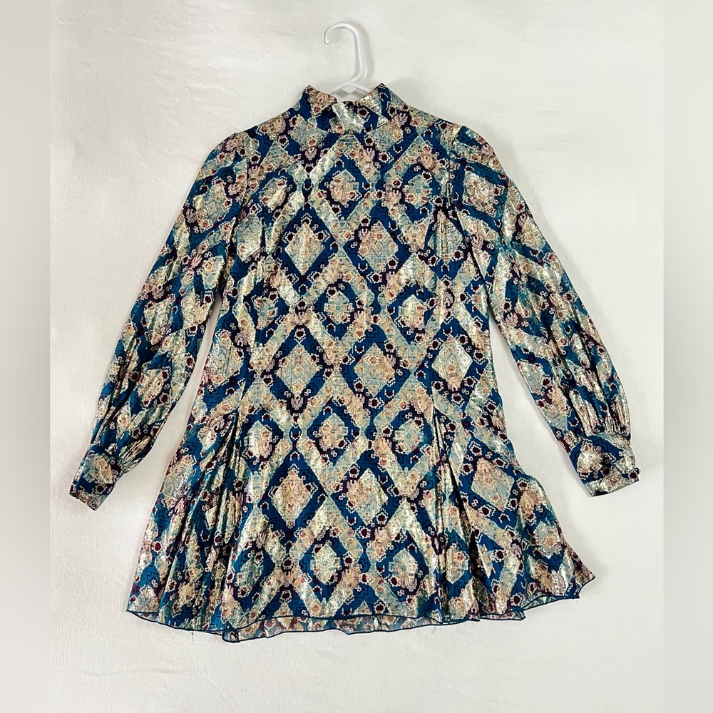 Anna Sui Graphic Minidress - Picture 2 of 6